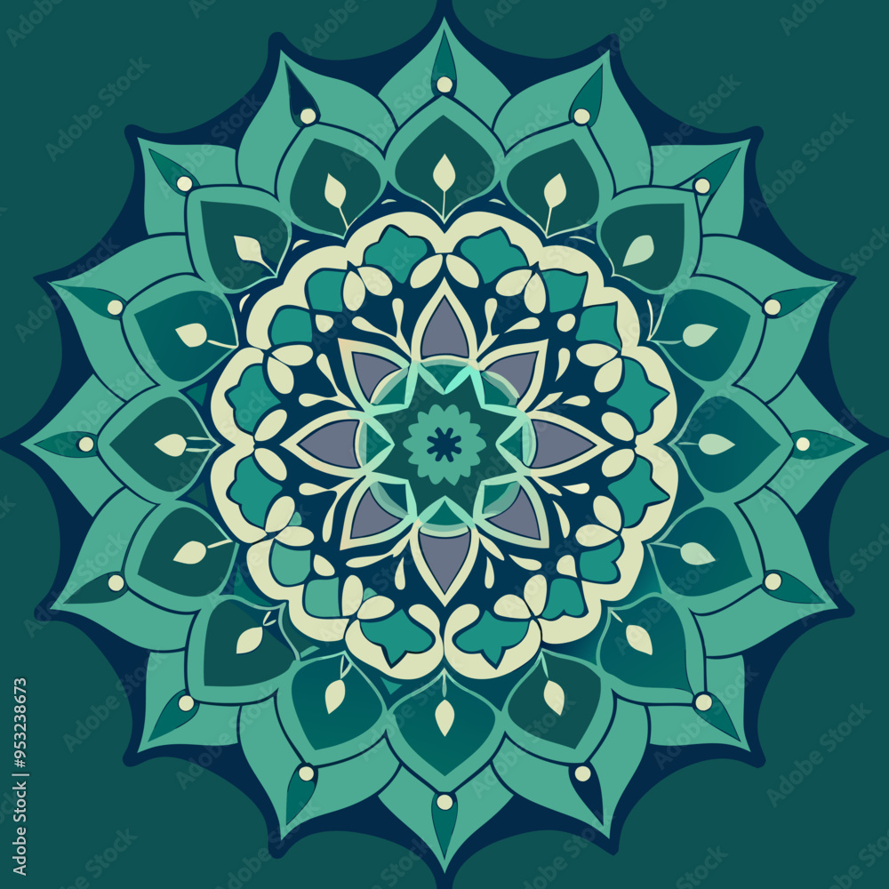 Textile Mandala pattern design Textile Mandala pattern design