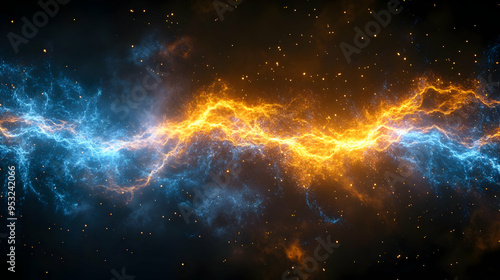 Abstract background with bl...
