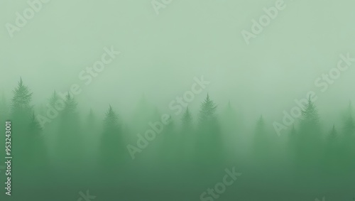 Nature-Themed Negative Space with Blurry Background