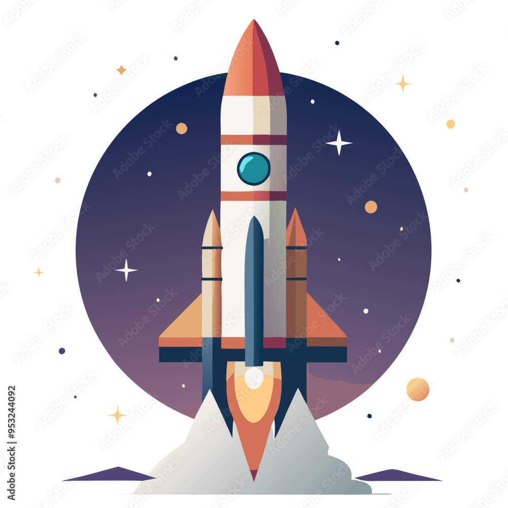 rocket in space rocket in space