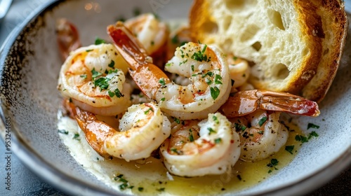 buttery garlic shrimp