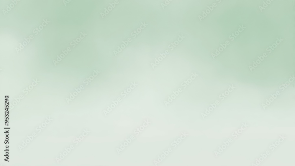 Fototapeta premium Green Negative Space Abstract