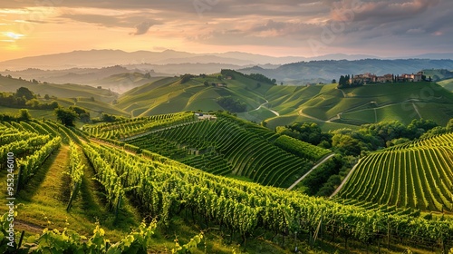 Wallpaper Mural hills and vineyard wallpaper Torontodigital.ca