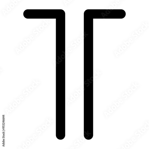 dipole, antenna, transmits, receives, radio outline icon
