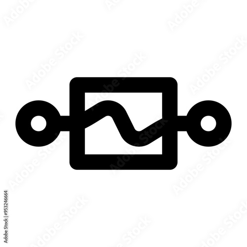 fuse, circuit, protection, electrical, electronic outline icon