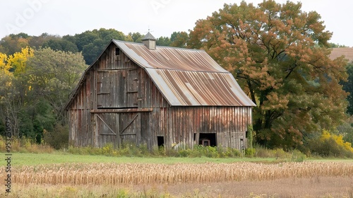 rustic barn wallpaper