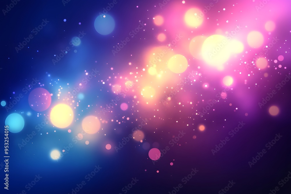 Abstract background with bokeh lights and sparkles. Abstract background with bokeh lights and sparkles.
