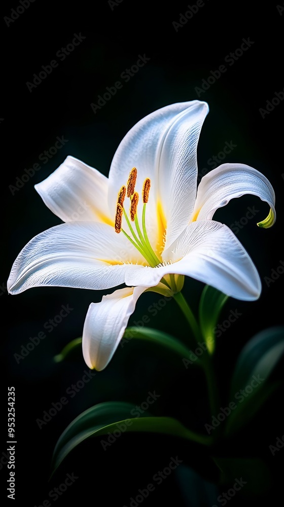 白いゆりの花 白いゆりの花