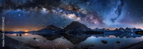 Milky Way Reflection Over a Still Lake