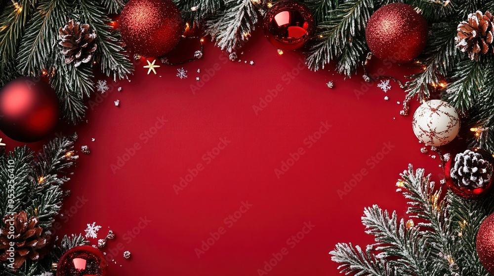 Christmas Decoration background with place for text Christmas Decoration background with place for text