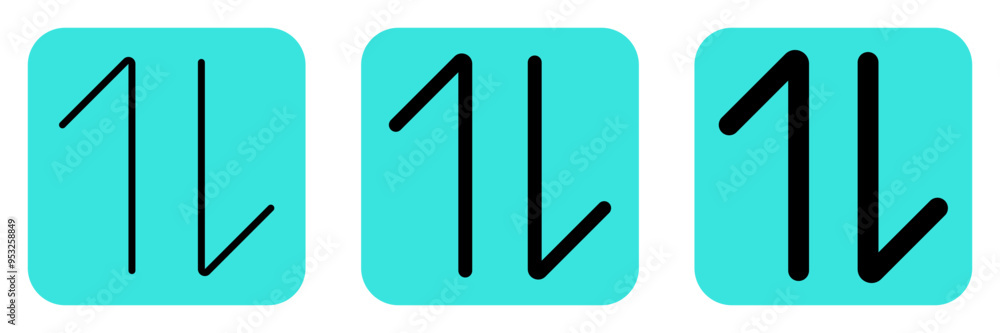 Editable vector data transfer arrows icon. Part of a big icon set family. Perfect for web and app interfaces, presentations, infographics, etc Editable vector data transfer arrows icon. Part of a big icon set family. Perfect for web and app interfaces, presentations, infographics, etc