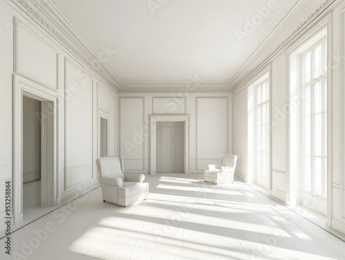 White Room Interior Design.