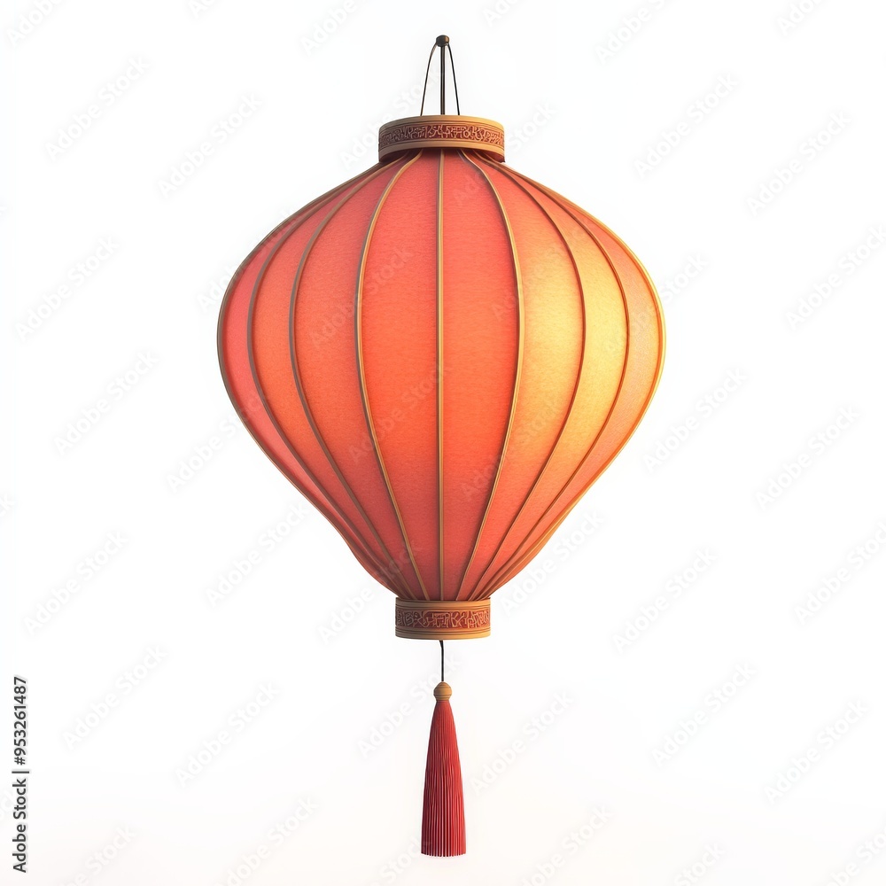 Obraz premium Red Chinese Lantern.
