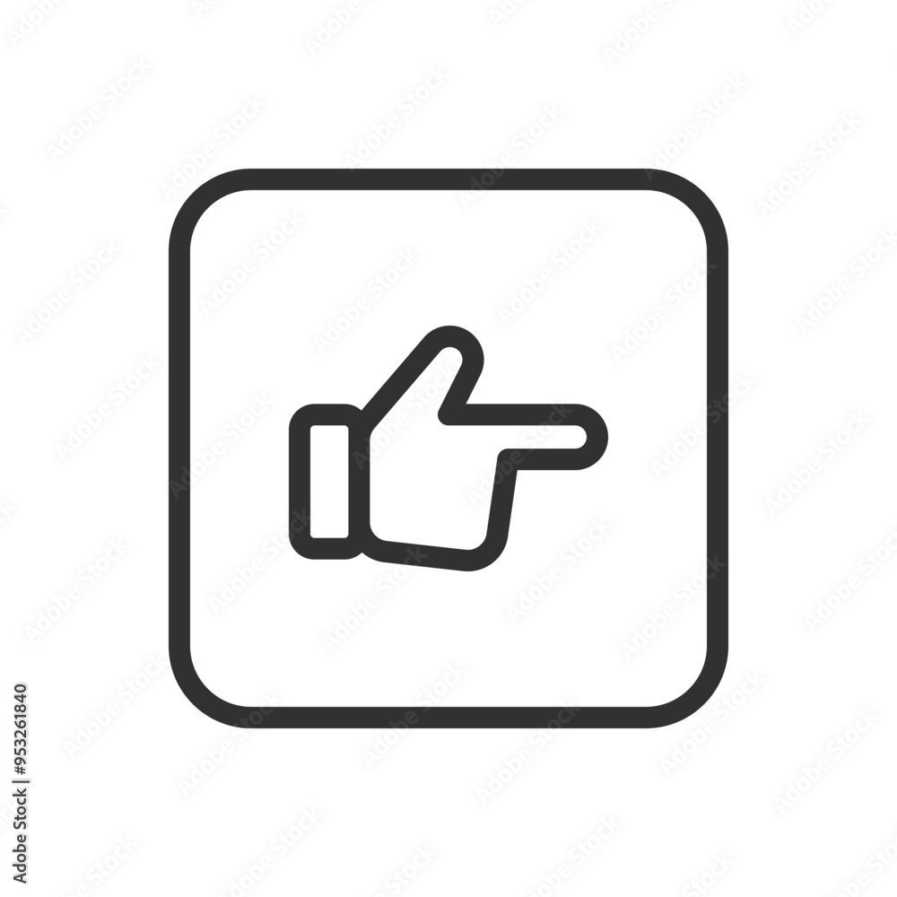 Select cursor, hand icon. Modern, simple flat vector illustration for web site or mobile app Select cursor, hand icon. Modern, simple flat vector illustration for web site or mobile app