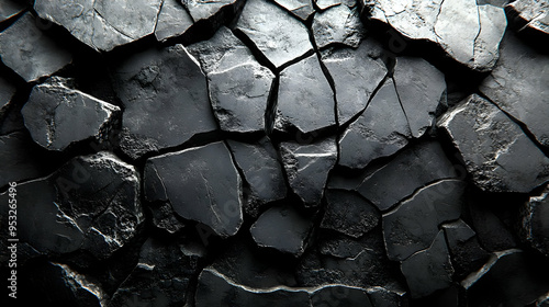Close up of a cracked and w...