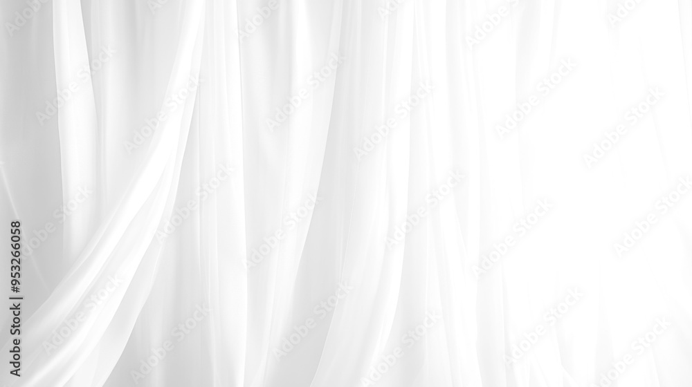 Soft white curtains background for graphic design or wallpaper. Soft white curtains background for graphic design or wallpaper.
