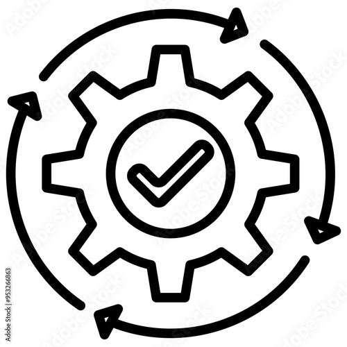Effective icon with line style