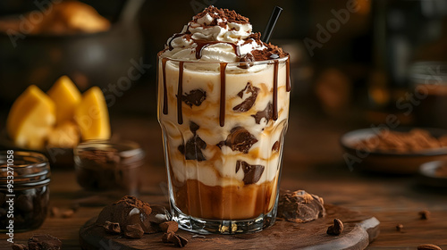 Close-up of a chocolate mil...