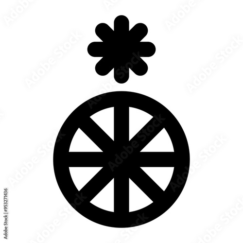 fortuna, planet, unicode, astronomical, astronomy outline icon