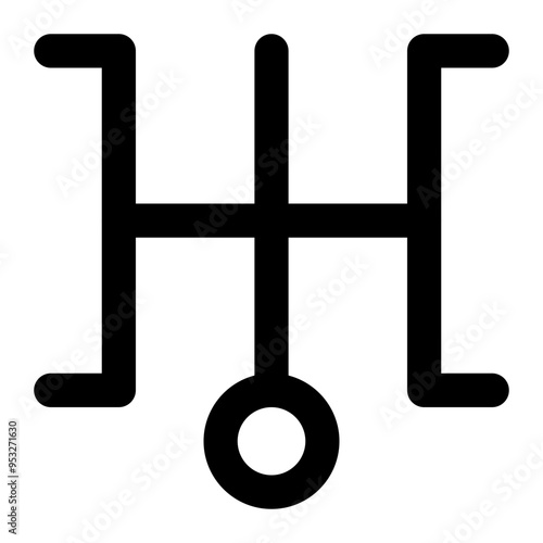 planet, uranus, solar system, unicode, astronomical, astronomy outline icon