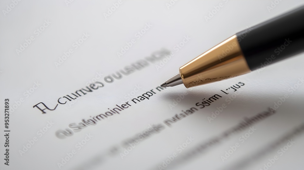 Highlighted Signature Space on a Legal Contract Document Highlighted Signature Space on a Legal Contract Document