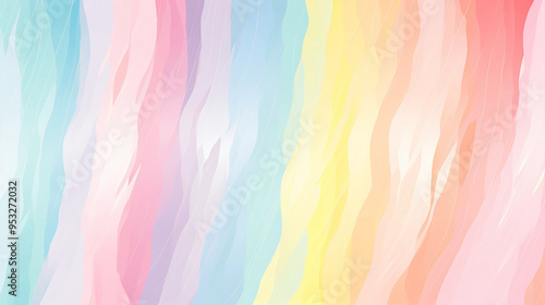 Cute pastel rainbow brush strokes