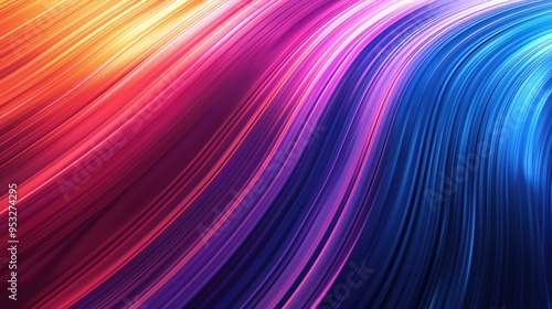 Vivid Chromatic Spectrum. Abstract color explosion concept