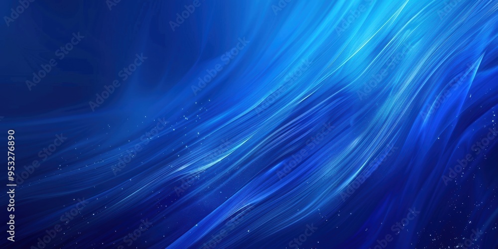 Fototapeta premium Serene Blue. Minimalistic plain background concept