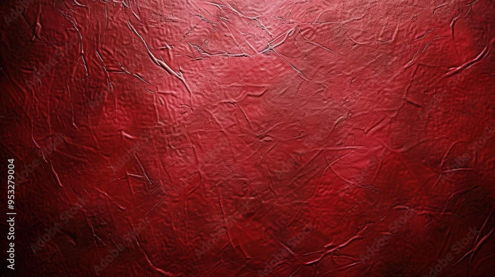 Fototapeta premium Vibrant Red Plain Background Wallpaper. Simple and Elegant Concept