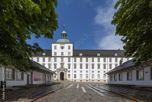 Tableau sur toile Gottorp Castle (Anno 1703)  is a castle in the city of Schleswig in Germany