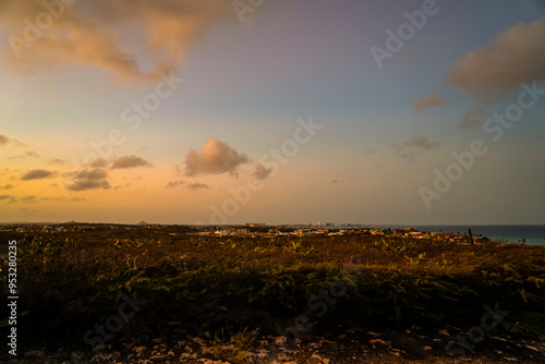 Aruba – picturesque view of a Caribbean island photo