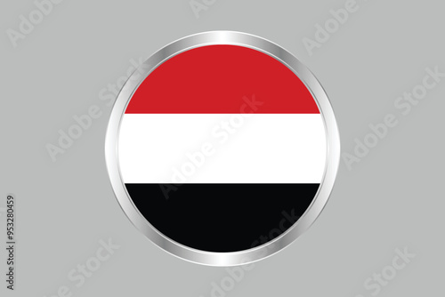 Yemen flag sign, Yemen national flag, Yemen flag vector illustration
