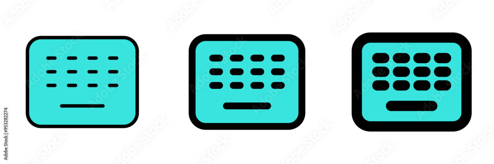 Editable vector wireless keyboard icon. Part of a big icon set family. Perfect for web and app interfaces, presentations, infographics, etc Editable vector wireless keyboard icon. Part of a big icon set family. Perfect for web and app interfaces, presentations, infographics, etc