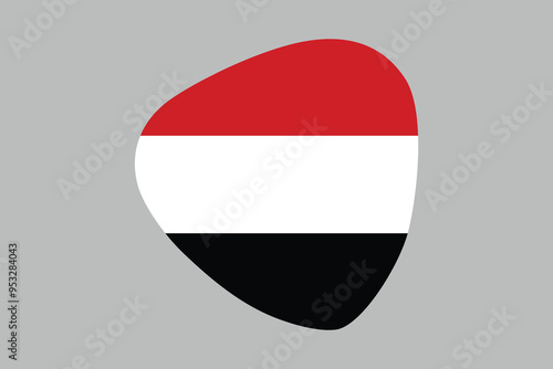 Yemen flag sign, Yemen national flag, Yemen flag vector illustration
