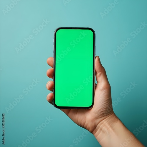 hand holding a mobile 