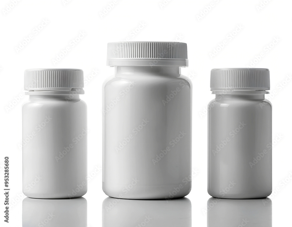 White pill bottle mockup set on its own White pill bottle mockup set on its own