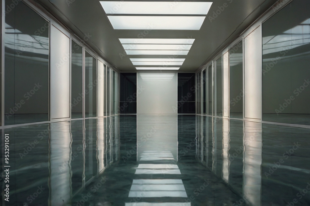 Infinite Floor Reflection in a Vacant Room Infinite Floor Reflection in a Vacant Room