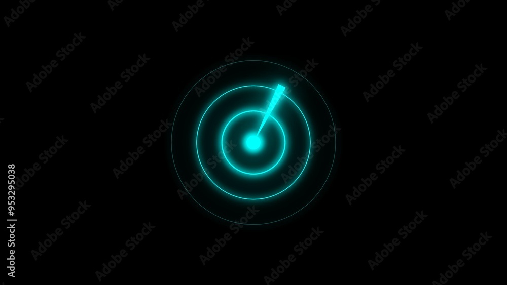 Digital Searching Military Target Radar Signal Illustration Background. Digital Searching Military Target Radar Signal Illustration Background.