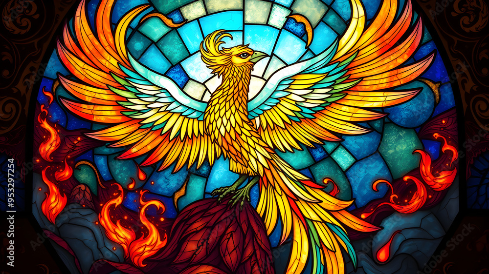 Fototapeta premium mythical phoenix