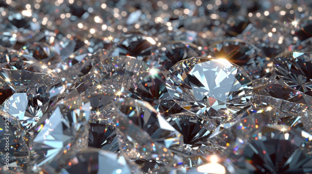 Sparkling Diamonds. Luxury and Elegance concept Sparkling Diamonds. Luxury and Elegance concept