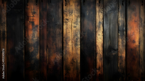 Dark wooden plank backgroun...