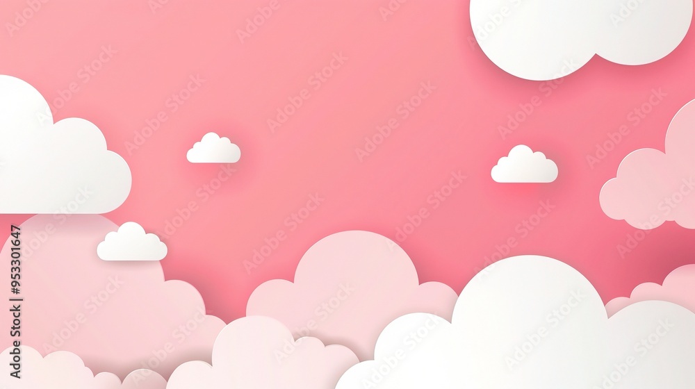 Stunning Pink Minimal Cloud Background: A Dreamy and Elegant Visual Delight. Showcasing the Softness and Charm. Stunning Pink Minimal Cloud Background: A Dreamy and Elegant Visual Delight. Showcasing the Softness and Charm.
