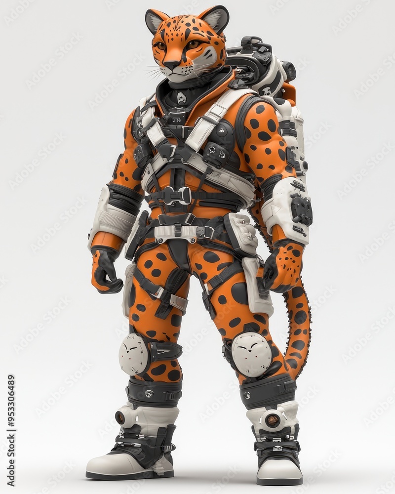 Leopard-print Future Soldier Ready For Action Leopard-print Future Soldier Ready For Action