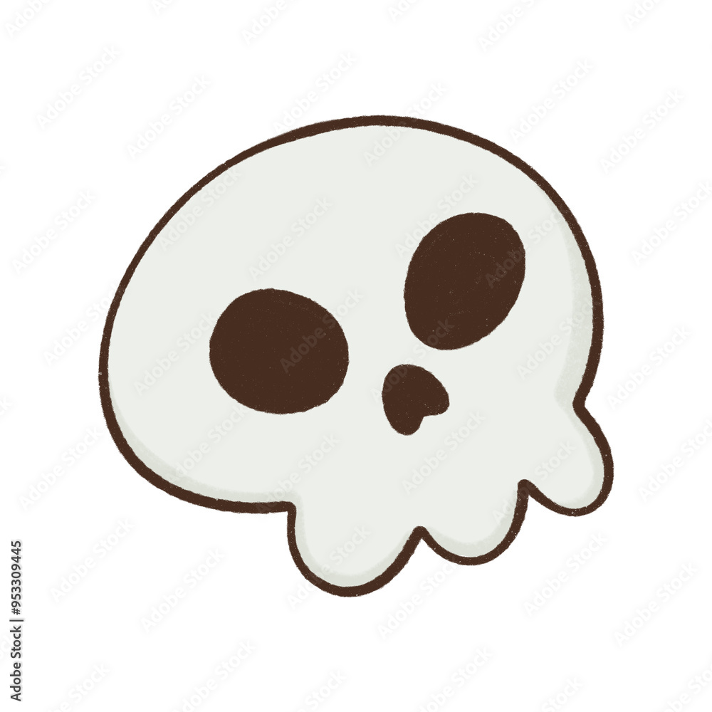 Fototapeta premium halloween skull