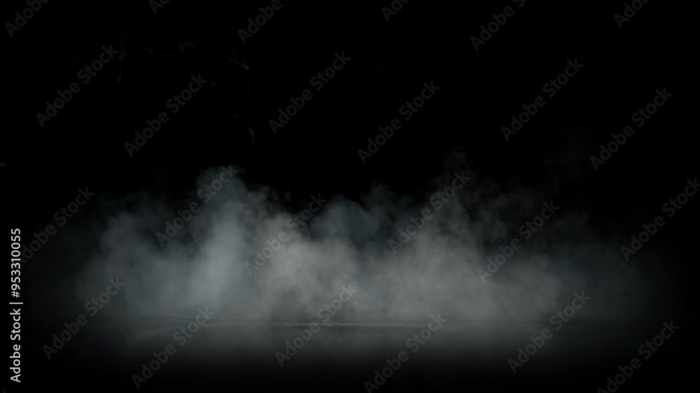 Super Slow Motion Shot of Atmospheric Smoke Slowly Floating on Black Background at 1000fps. Super Slow Motion Shot of Atmospheric Smoke Slowly Floating on Black Background at 1000fps.