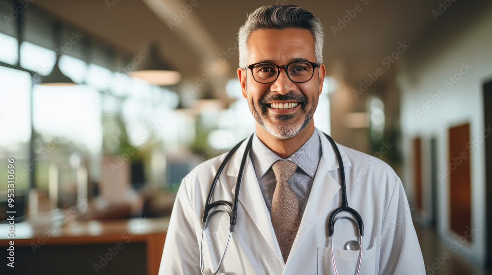 doctor standing confidently at hospital doctor standing confidently at hospital