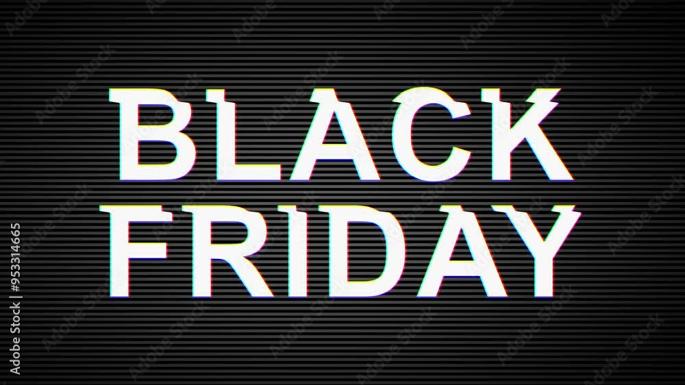 Black Friday glitch banner. Web banner for Black Friday sales with distortion effect. Digital sales. Glitch design for advertising on websites. Black Friday glitch banner. Web banner for Black Friday sales with distortion effect. Digital sales. Glitch design for advertising on websites.