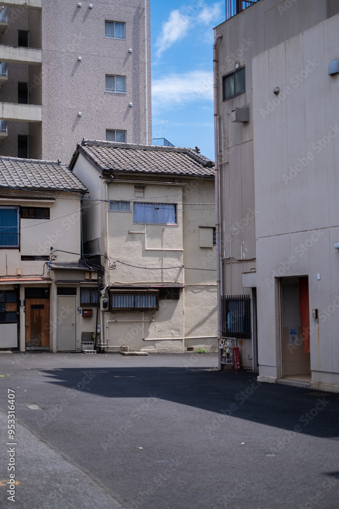 Street alley at Asakusa, Tokyo, Japan