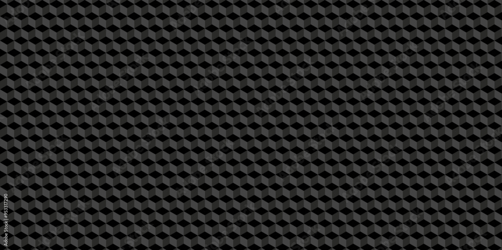 Modern and minimal style cubic blank square seamless pattern. Vector mosaic cube and tile illustration triangle black and gray background wallpaper. Modern and minimal style cubic blank square seamless pattern. Vector mosaic cube and tile illustration triangle black and gray background wallpaper.