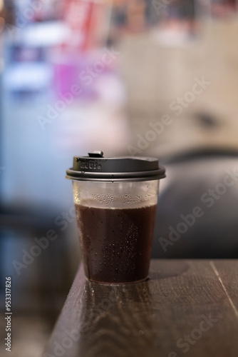 Obraz na płótnie Coffee cup in coffee shop cafe w salonie